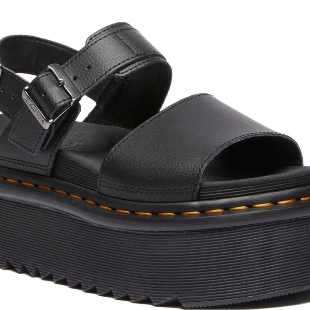 Dr. Martens Black Chunky Platform Sandals